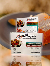 JASMINE,HONEY & SHEA BUTTER 5oz HERBAL SOAP